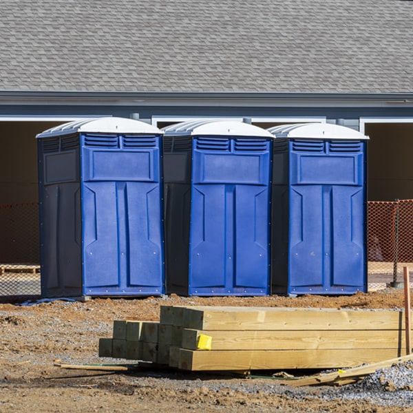 how can i report damages or issues with the portable toilets during my rental period in Bellvue CO